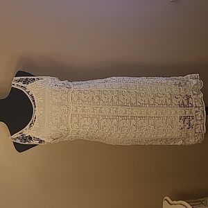 Solitaire Ivory Crochet/lace Dress